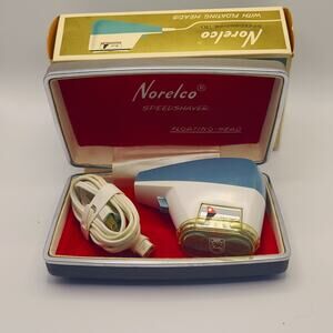 Vintage 1963 Norelco Speedshaver 30 SC 7960 Boxed Tested Works Complete